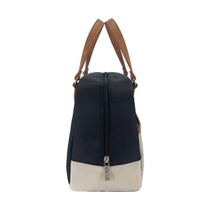 Premium Insulated Lunch Bag - Black & Cream | Leak-Proof & Eco-Friendly | Perfect for Work, School, Picnics & Outdoor Activities