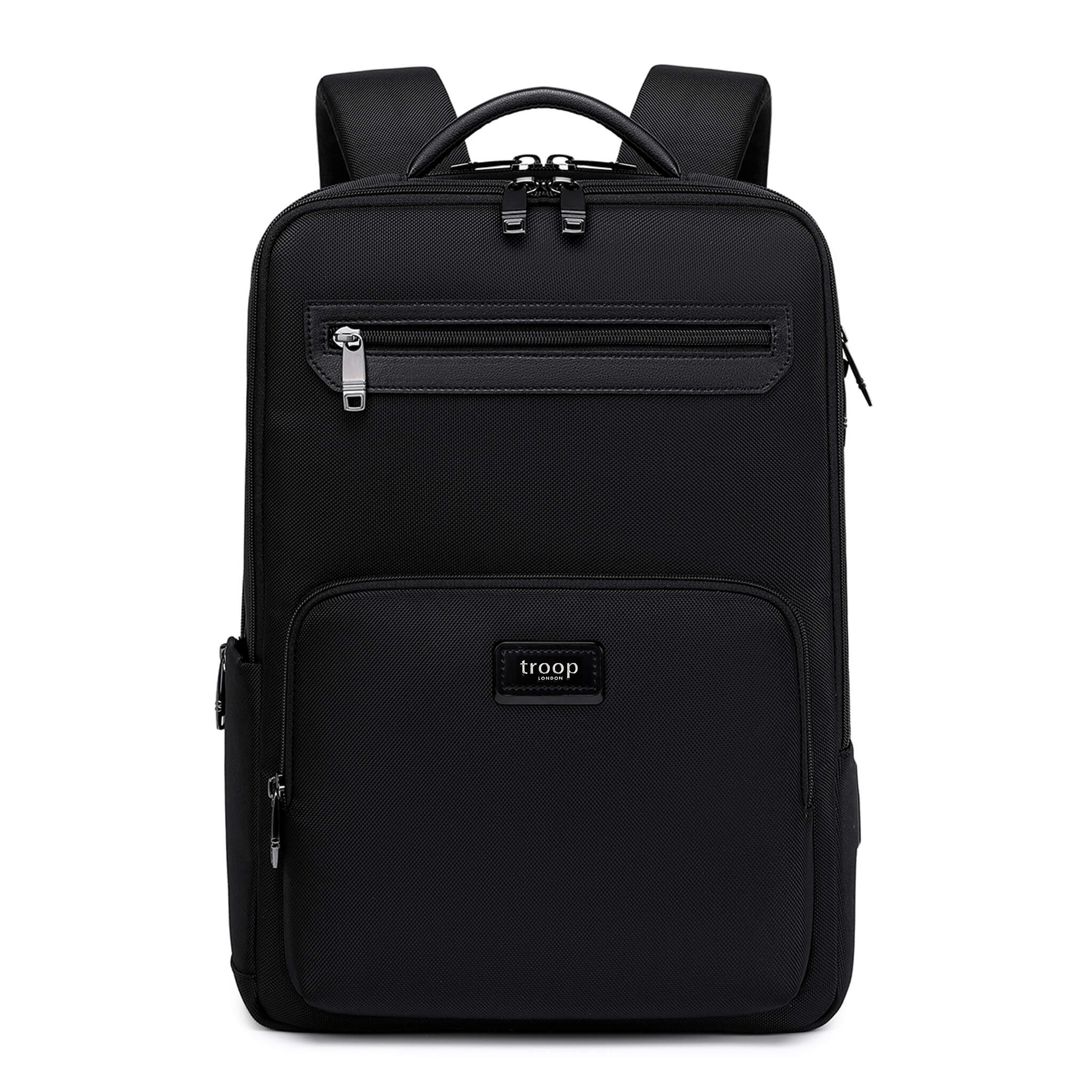 TPB003 Troop London Urban Expandable Laptop Backpack - 17 Inch Water-Resistant Business & College Backpack for Men & Women - Perfect for Work, Travel & School Commute