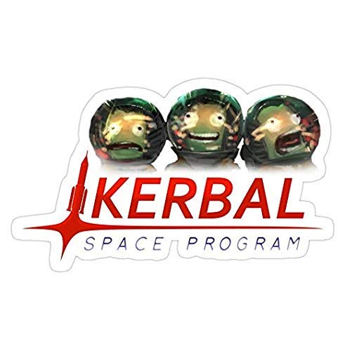 Kerbal Space Program (KSP) Art Decal Sticker - Waterproof & Fade Resistant Die-Cut Vinyl Graphic - Perfect for Laptops, Cars, Helmets & Gaming Accessories