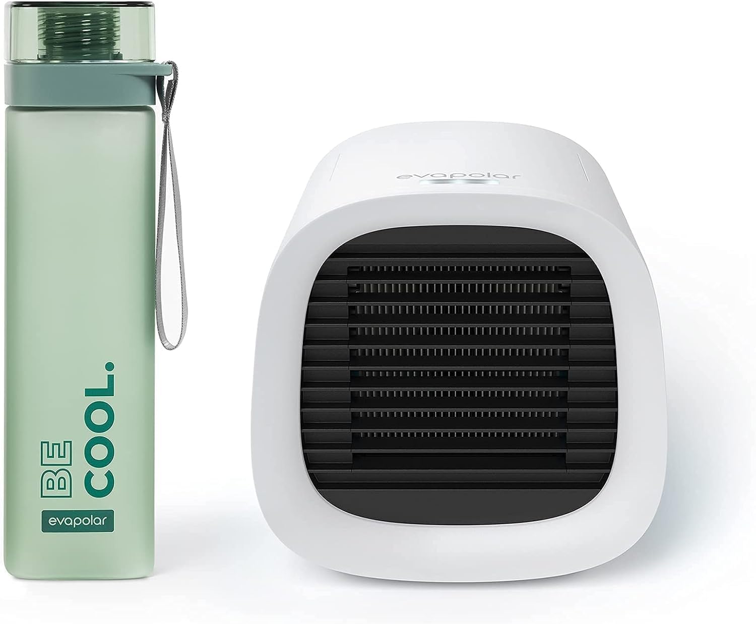 Portable Air Cooler with Water Bottle - Evachill & Evabottle Set for Home, Office, and Outdoor Cooling | Personal Air Conditioner Fan with Humidifier for Summer