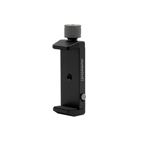 Promaster Phone Clamp Tripod Mount - Universal Smartphone Holder for Photography & Video - Perfect for Vlogging, Live Streaming & Outdoor Adventures