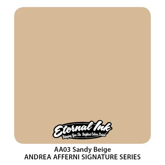 Eternal Ink 1 oz - Premium Sandy Beige Tattoo Ink for Professional Artists | Long-Lasting & Vibrant Color | Ideal for Tattoo Studios, Body Art & Permanent Makeup