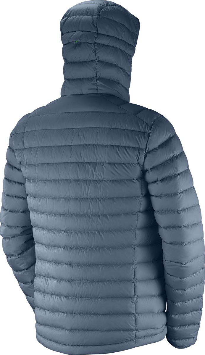 Salomon Men's Halo Down Hoodie II - Lightweight Insulated Winter Jacket for Hiking & Outdoor Activities | Water-Resistant & Warm Puffer Coat for Cold Weather Adventures