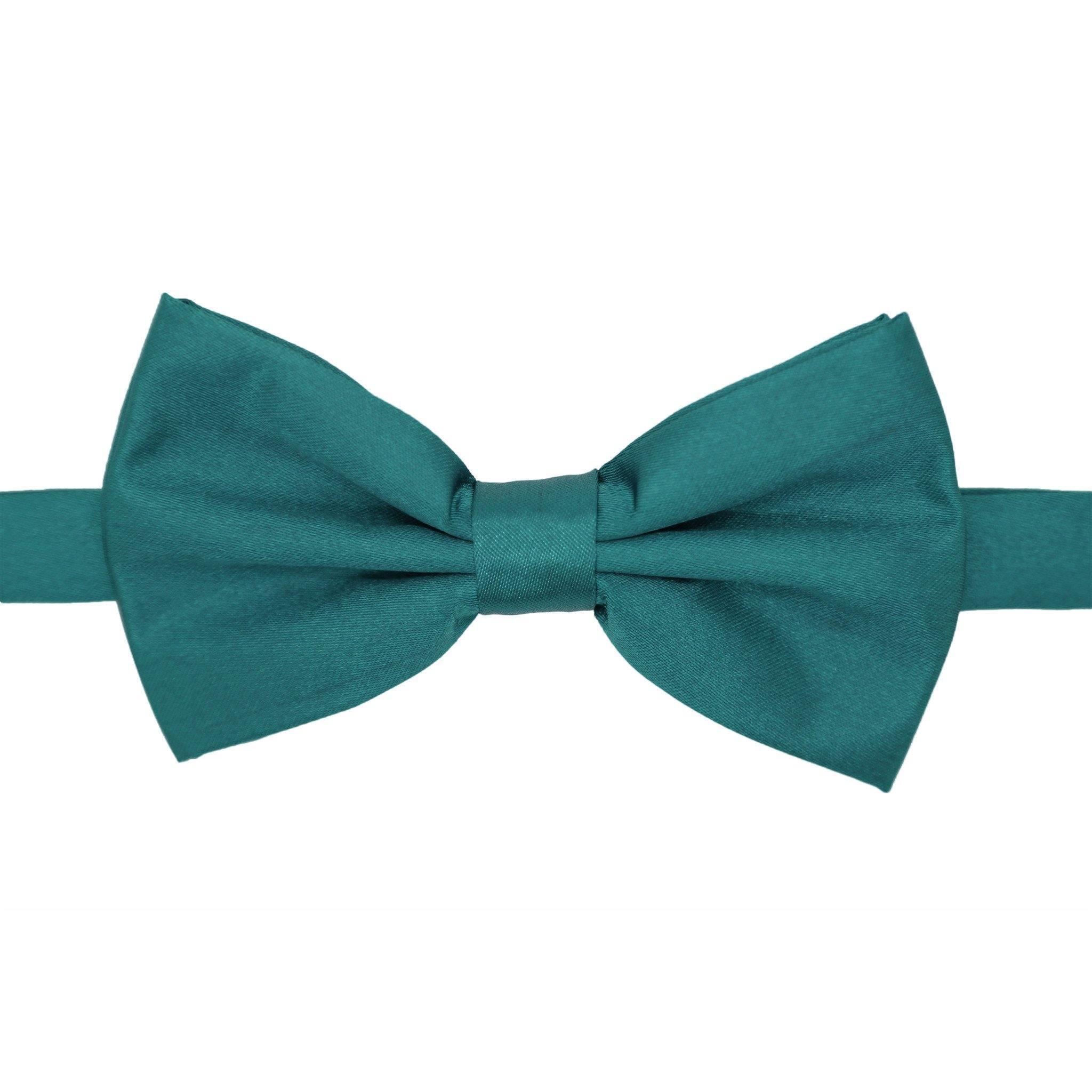 Elegant GIA Indigo Satin Adjustable Bow Tie for Men - Perfect for Weddings, Prom & Formal Events