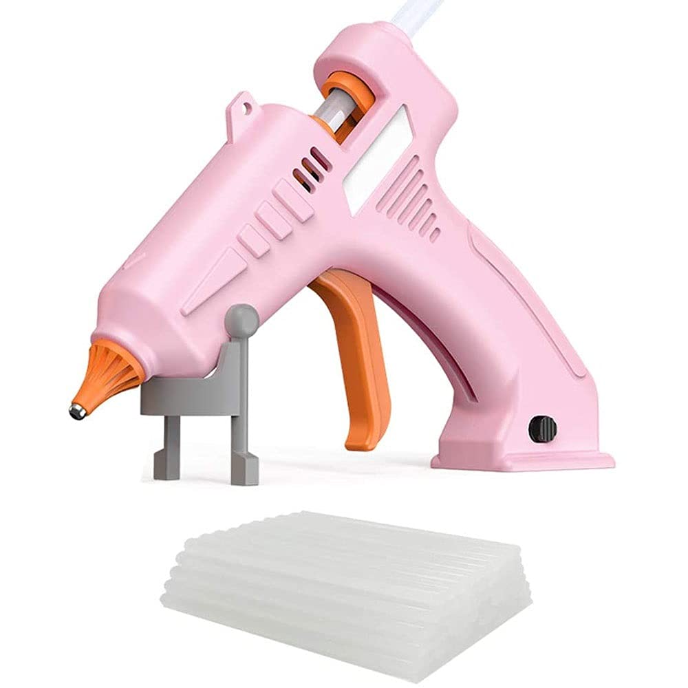 USB Rechargeable Blacklight Hot Glue Gun with 50 Glue Sticks - Perfect for DIY Crafts, Hobby Art, Sealing & Home Repairs - Easy to Use for Creative Projects & Quick Fixes