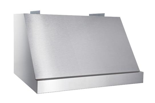 WP28M36SB 36-Inch Stainless Steel Professional Range Hood - 300 to 1650 CFM with Internal/External Blower Options | Perfect for Modern Kitchens & Commercial Cooking Spaces