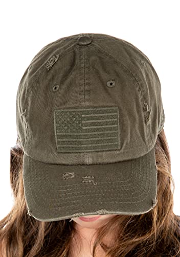 American Flag - Olive (2-5)