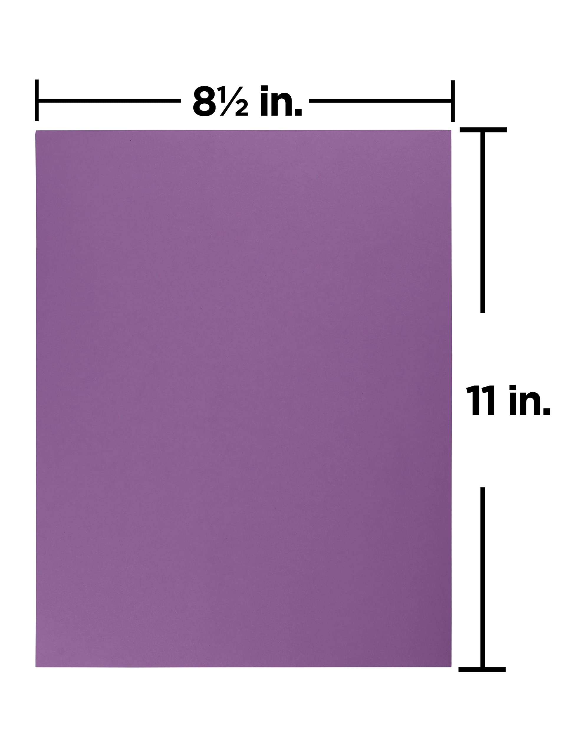 Violet Recycled 24lb (90 gsm) Colored Paper 8.5