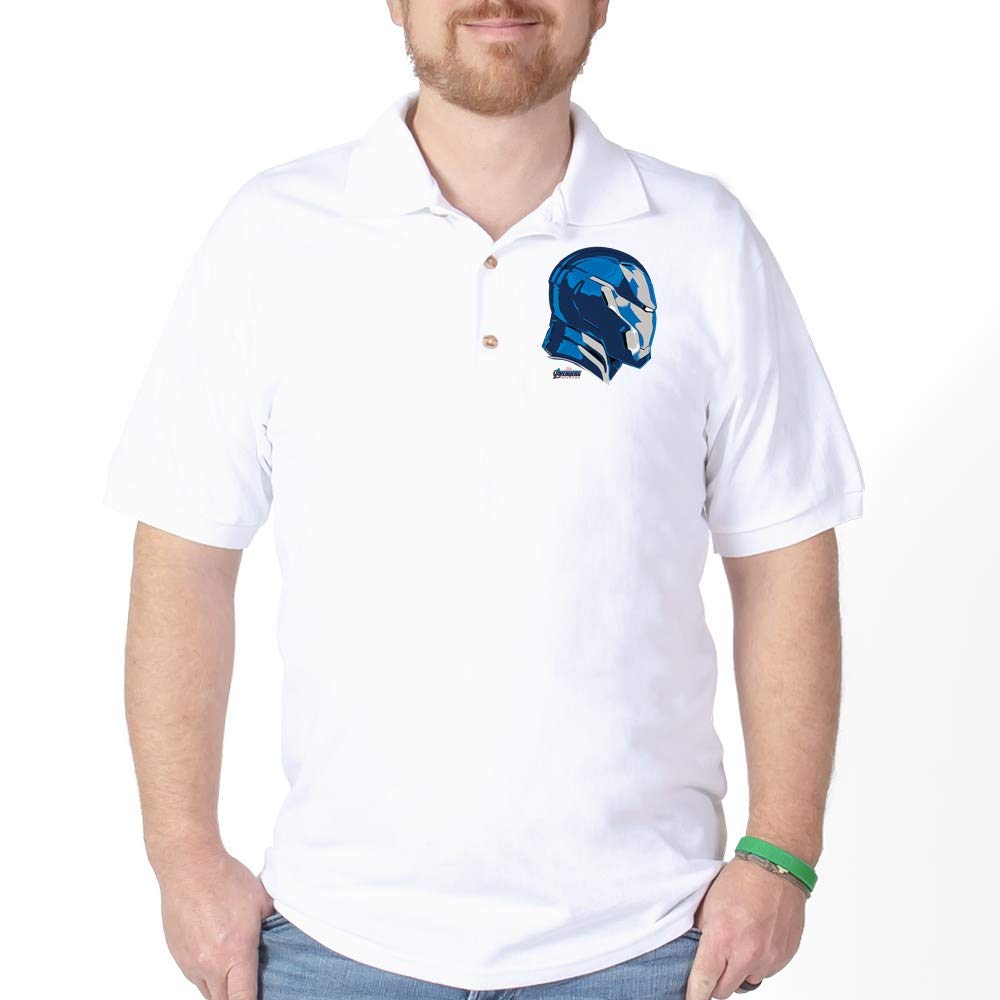 Iron Man Polo Shirt for Men - Superhero Graphic Golf Shirt - Casual & Sports Wear for Golf, Office, and Everyday Use