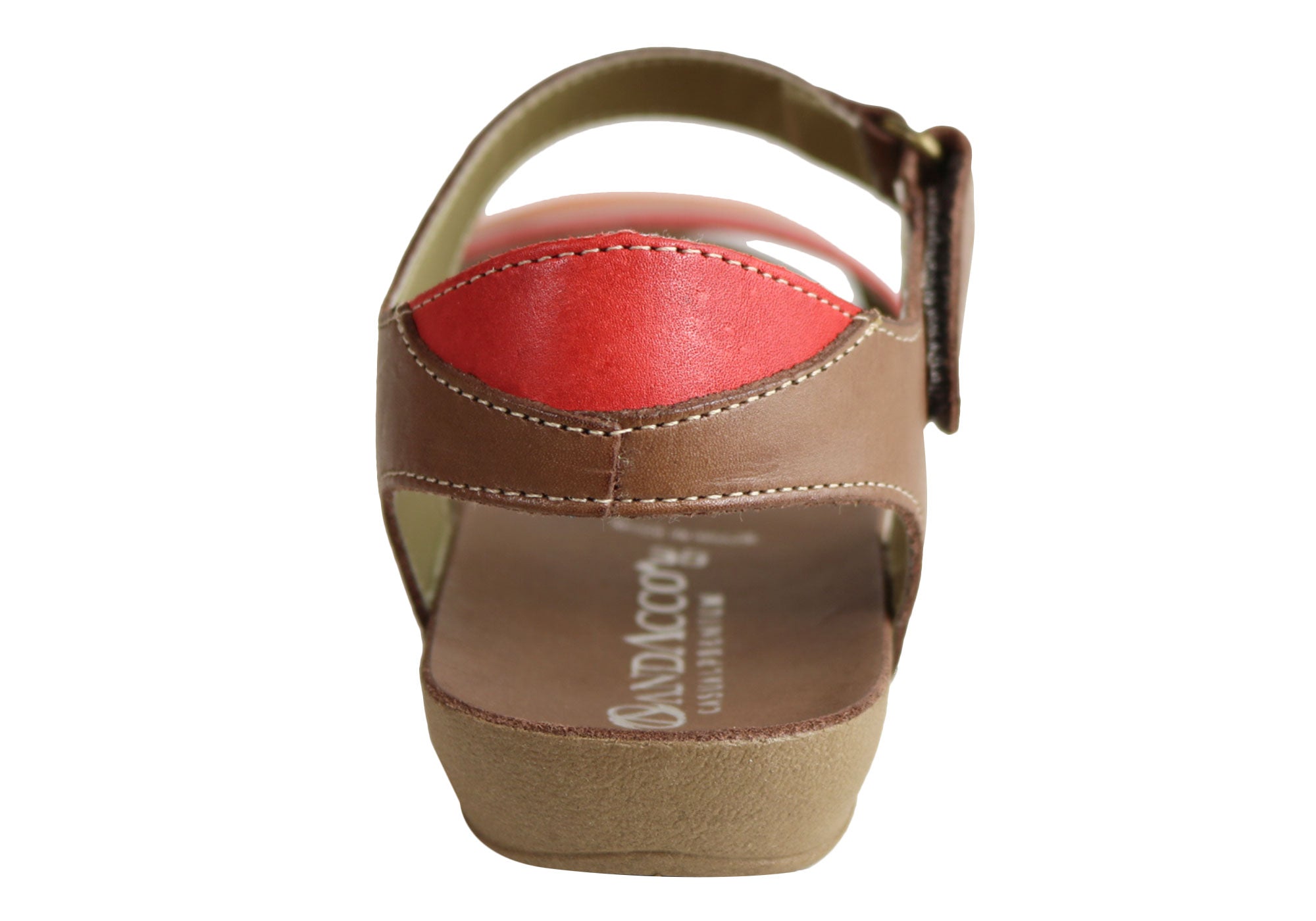 Andacco Canni Women's Comfortable Flat Leather Sandals - Handmade in Brazil - Perfect for Beach, Vacation & Summer Outfits