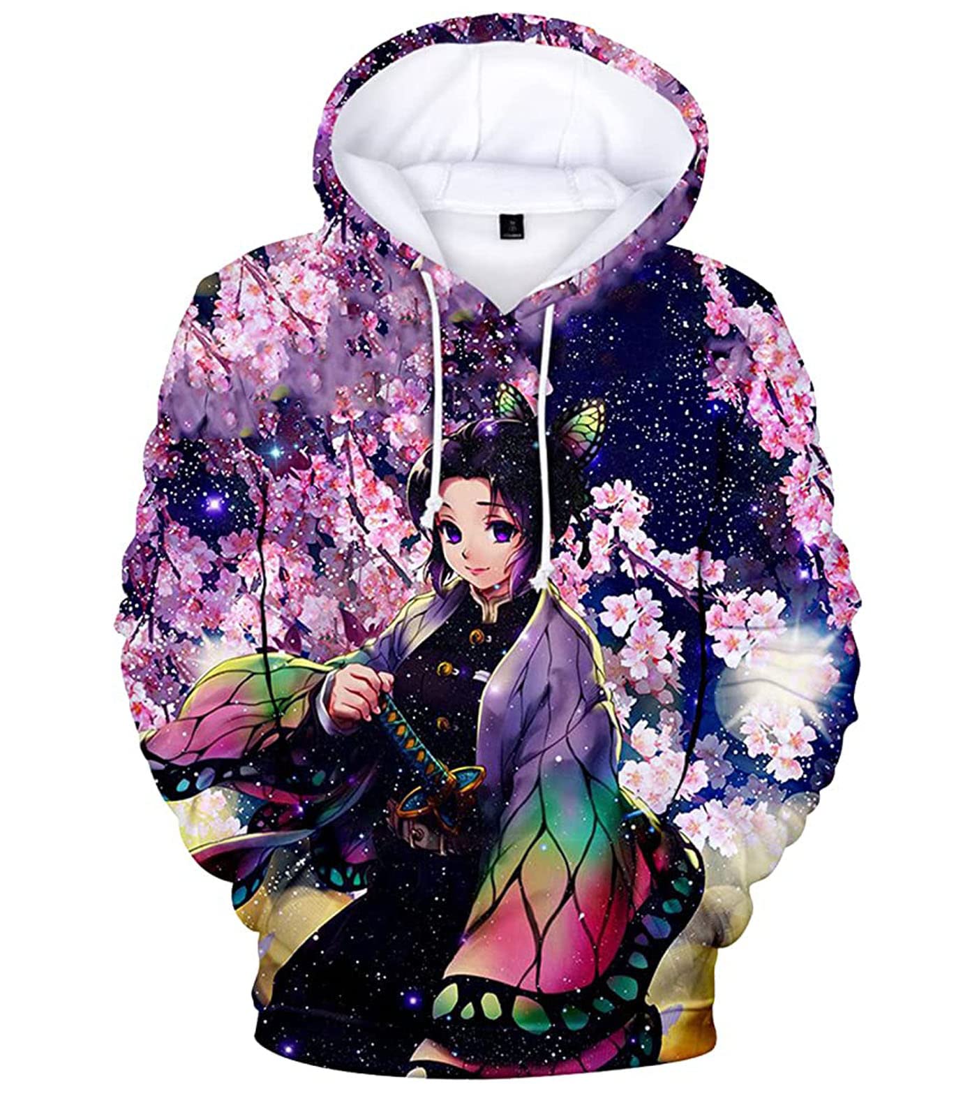 Demon Slayer Anime Hoodie - 3D Printed Graphic Pullover Sweatshirt for Men & Women | Perfect for Cosplay, Conventions & Anime Fan Gifts