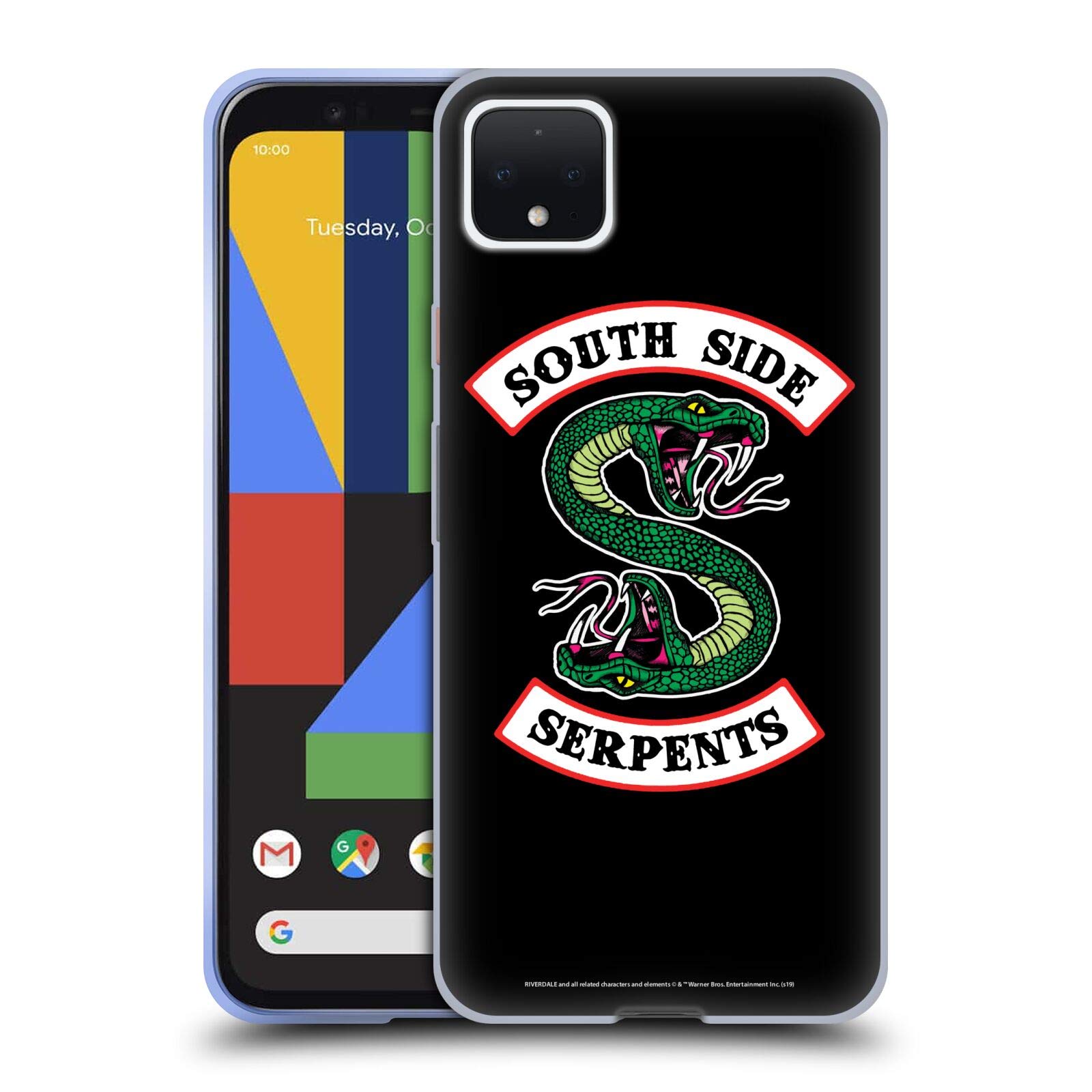 Riverdale South Side Serpents Case for Google Pixel 4 XL - Soft Gel Cover for Fans