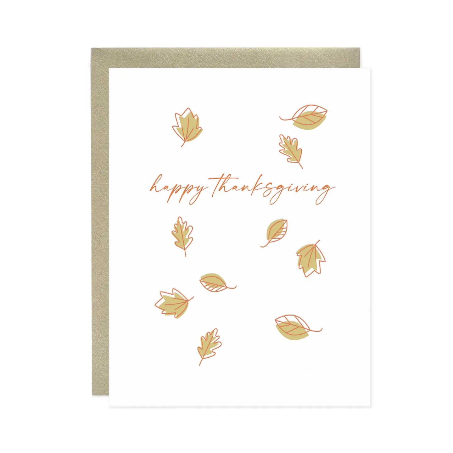 Happy Thanksgiving Greeting Cards - Elegant Thanksgiving Cards for Family & Friends - Perfect for Holiday Wishes & Gifting