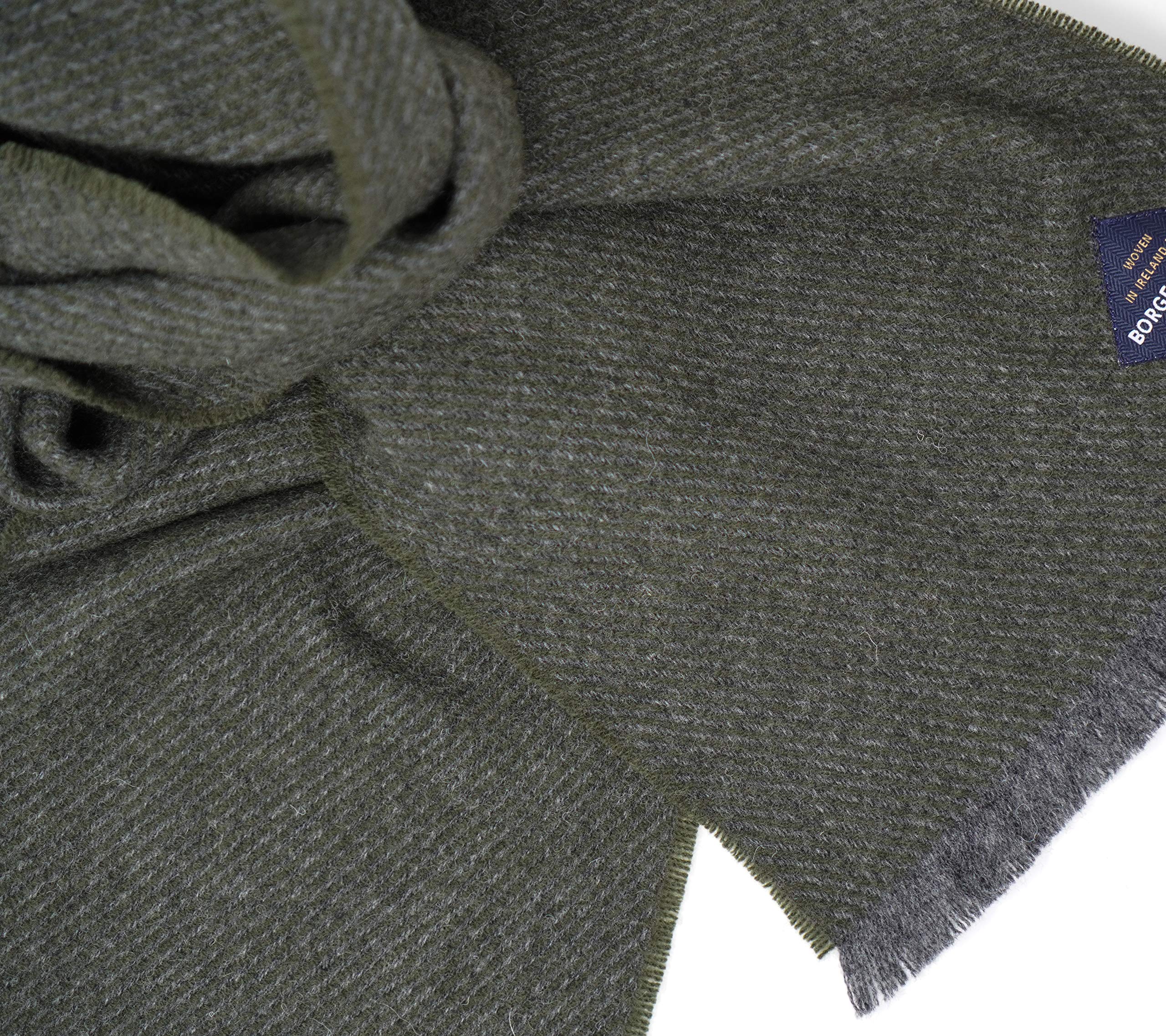 Authentic Irish Lambswool Scarf - 100% Pure Irish Wool - Handmade in Ireland - Warm Winter Accessory for Women & Men - Perfect for Cold Weather & Outdoor Activities