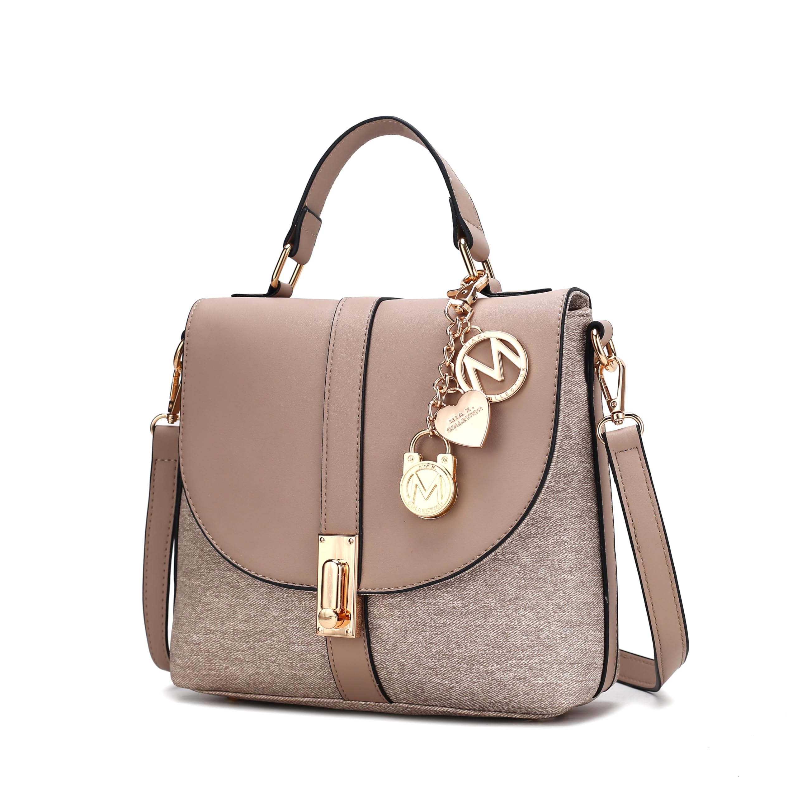 MKF Collection Women's Vegan Leather Shoulder Bag - Stylish Crossbody Purse Handbag by Mia K | Perfect for Work, Travel & Everyday Use