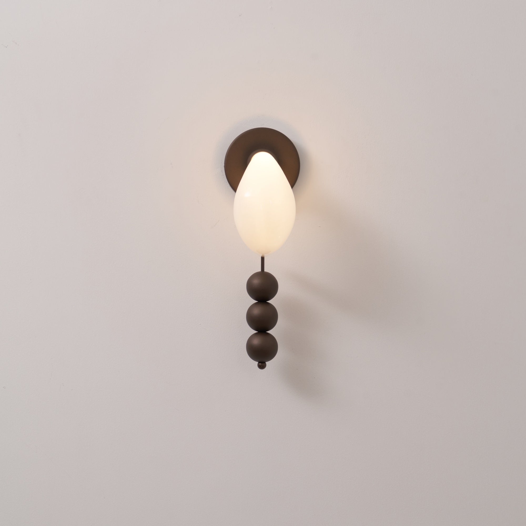 Alabris Modern Wall Sconce Light Fixture - Indoor/Outdoor LED Wall Lamp for Bedroom, Living Room, Patio - Dimmable Waterproof Wall Lighting for Home Decor