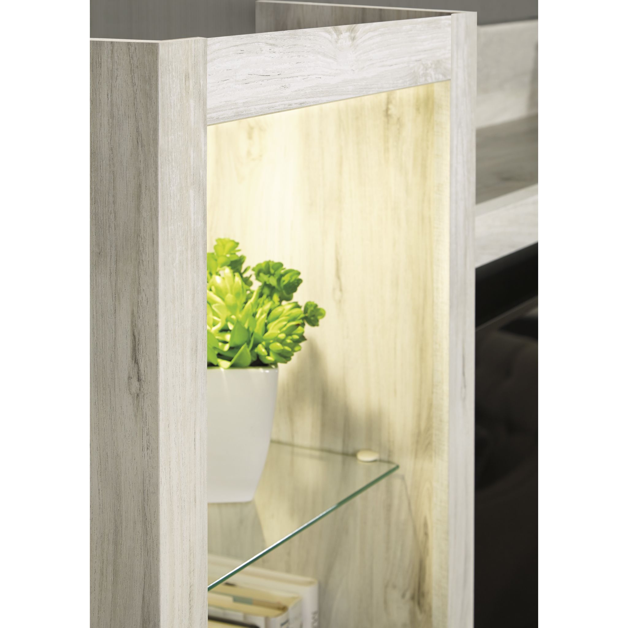 Bellaby 5-Piece Entertainment Unit TV Stand Set - Modern Whitewash Finish for Living Room, Home Theater & Media Storage