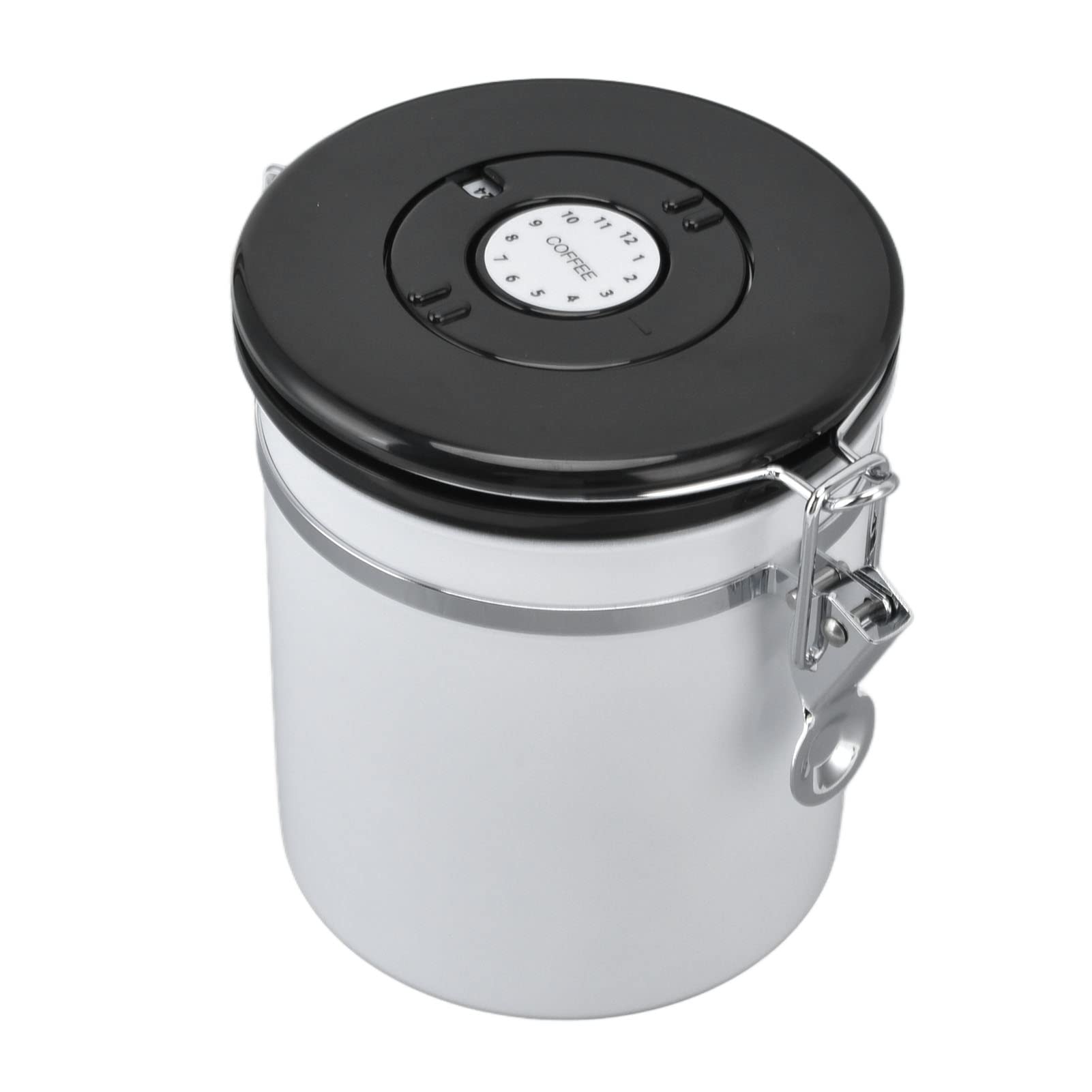 Premium Coffee Canister with CO2 Release Valve - Large Capacity Airtight Coffee Storage Container with Scoop - Perfect for Kitchen Organization & Fresh Coffee Preservation