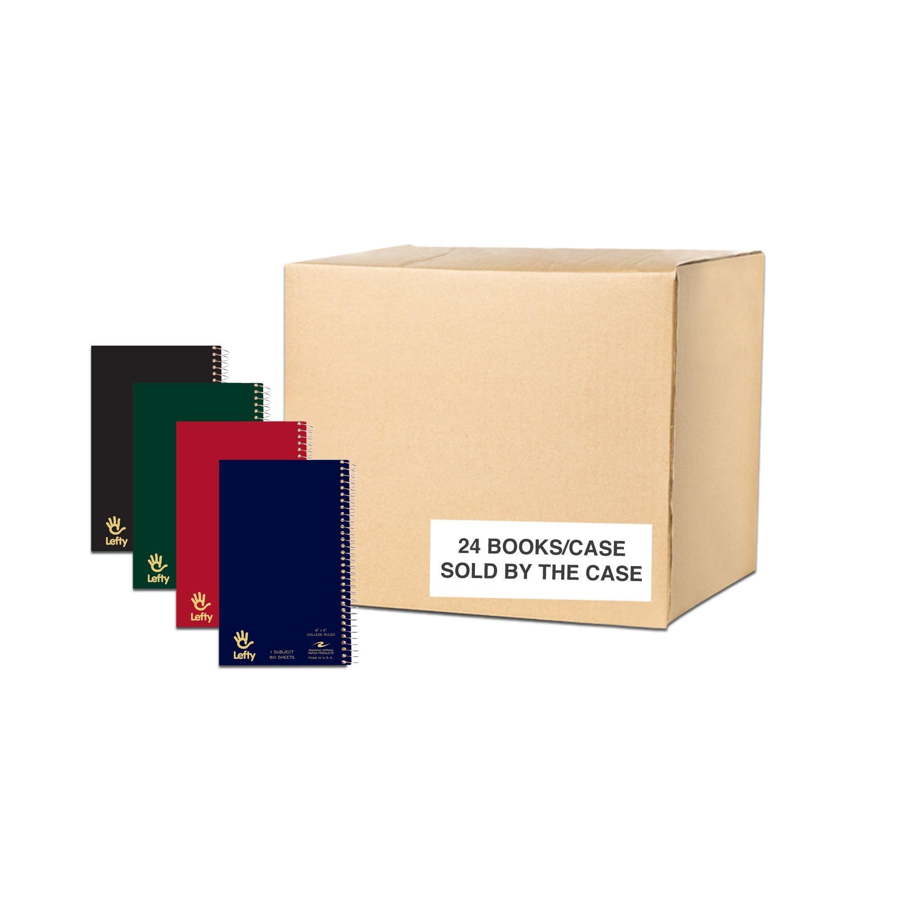 Roaring Spring 24-Pack Left-Handed Spiral Notebooks - 8