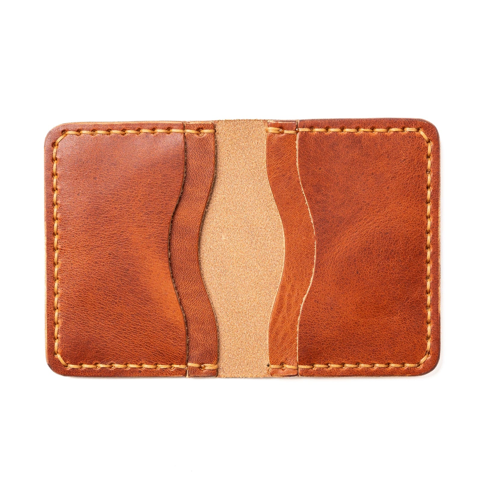 Genuine Leather 5 Card Holder Wallet - Slim RFID Blocking Minimalist Wallet for Men & Women - Perfect for Everyday Use, Travel, and Business