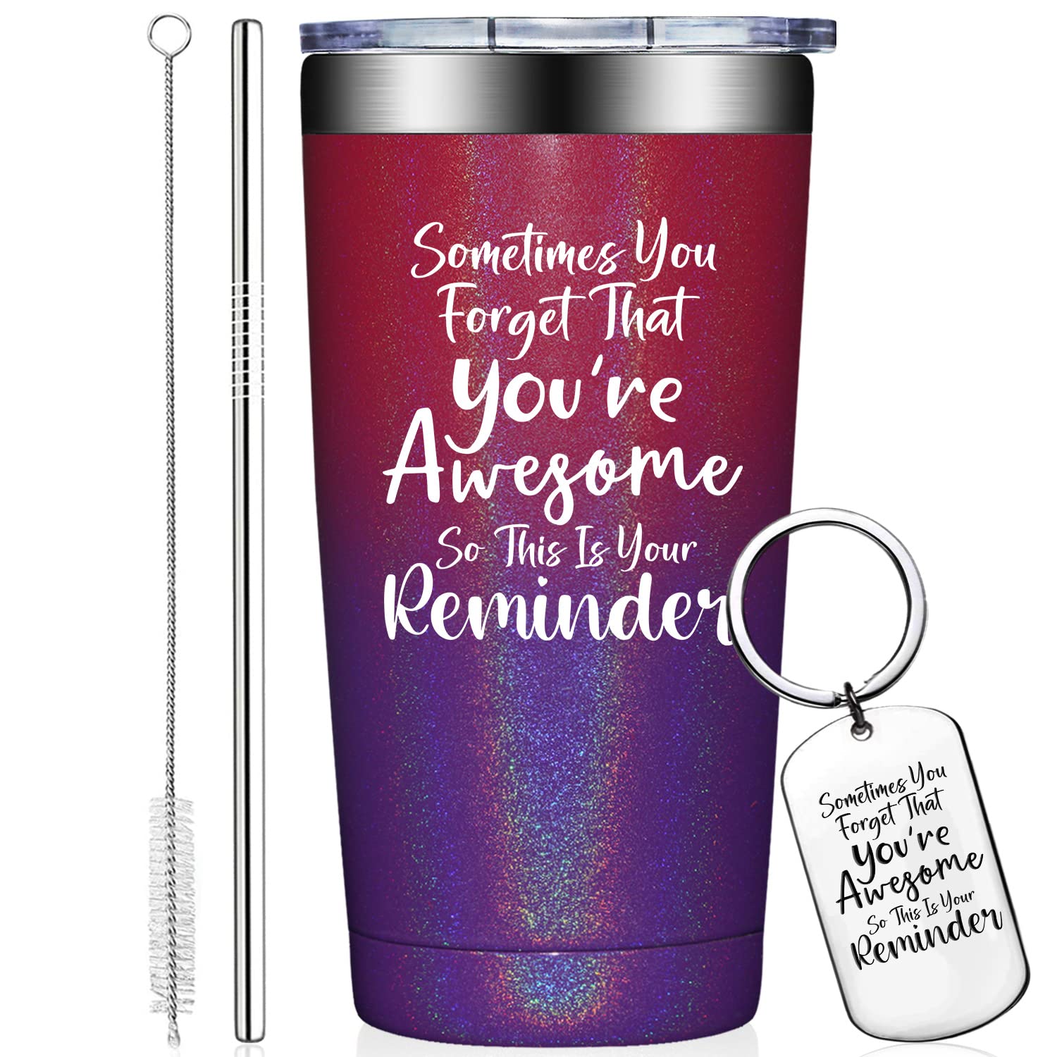 20oz Insulated Tumbler Mug - Inspirational Gift for Women, Coworkers & Bosses - Perfect for Office, Birthday & Christmas