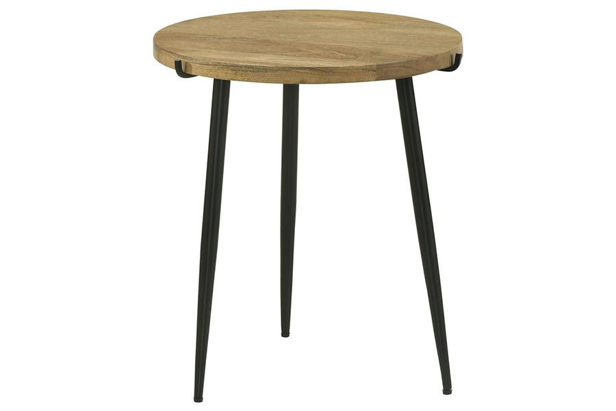 Paula End Table - Modern Nightstand with Storage Shelf for Bedroom, Living Room & Office - Perfect for Small Spaces & Home Decor