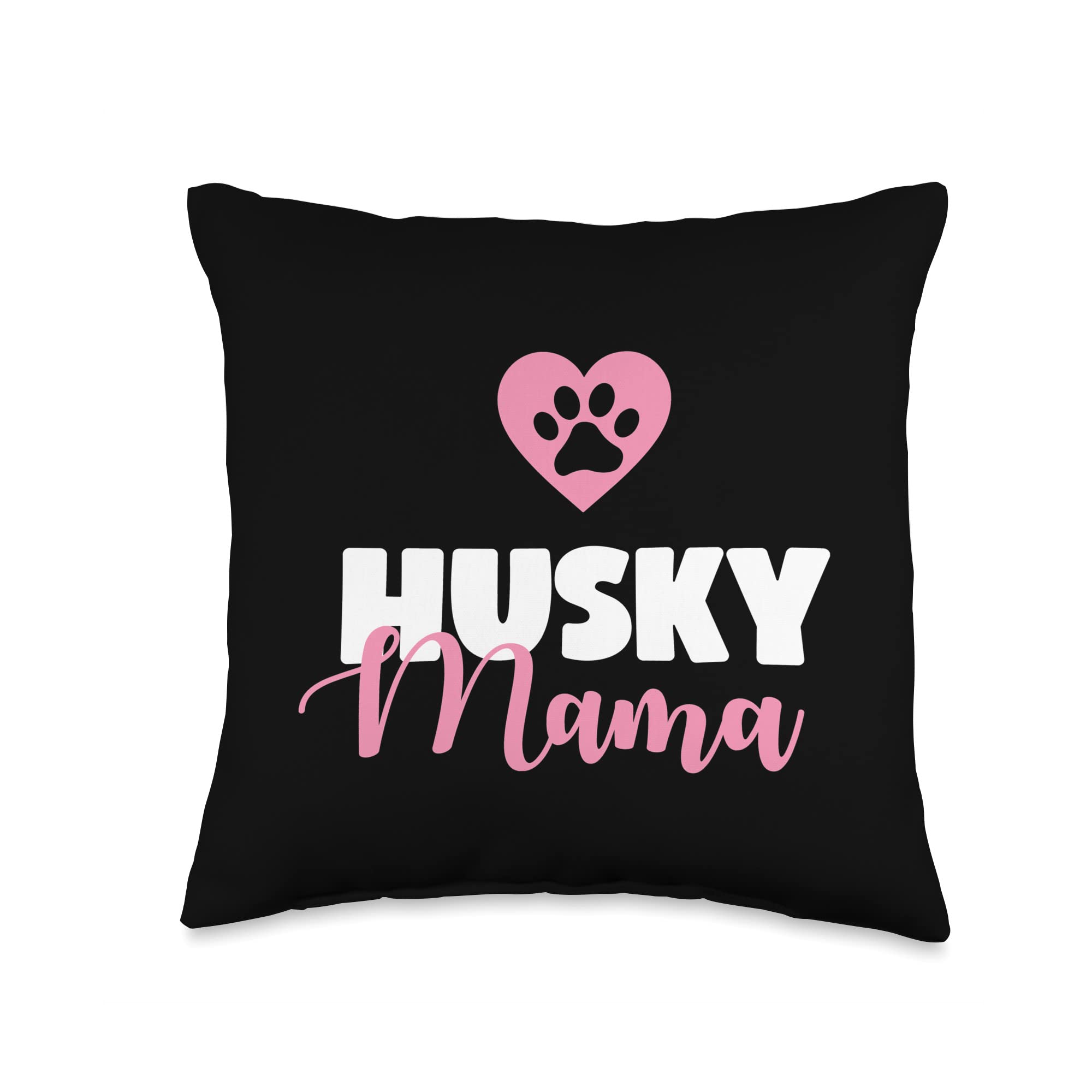 Funny Husky Dog Mom Gift Ideas for Women & Girls - Husky Lover's Throw Pillow, 16x16, Multicolor - Perfect for Home Decor, Bedroom, Living Room, or Office