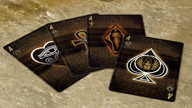 Bicycle Mummies Playing Cards - Premium Egyptian-Themed Deck for Magic Tricks, Poker, and Card Games | Perfect for Halloween, Parties, and Collectors