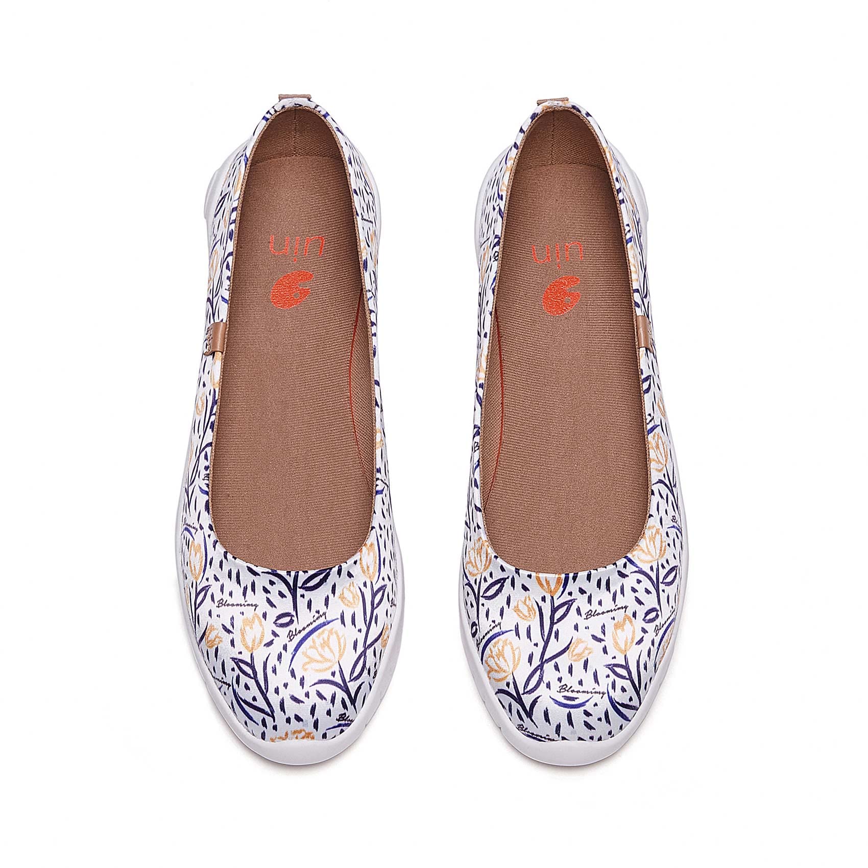 UIN Women's Art Painted Ballet Flats - Pointed Toe Slip On Loafers for Casual Wear | Lightweight Comfortable Travel Shoes | Perfect for Work, Walking & Vacation Outfits