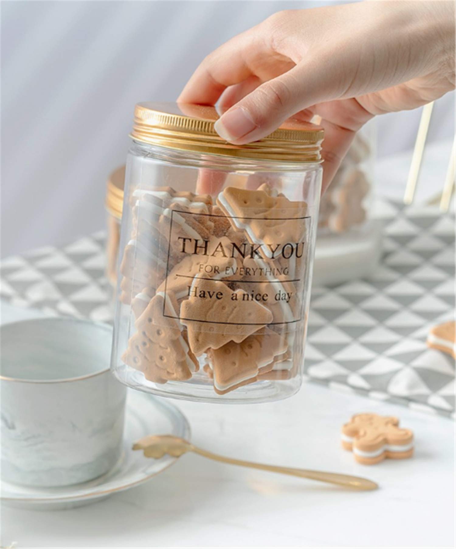 10Pcs Artificial Sandwich Biscuits - Fake Cookie Decorations for Christmas Tree, Dessert Displays, and Party Props - Realistic Bakery Models for Home, Shop, and Photo Studio Decor