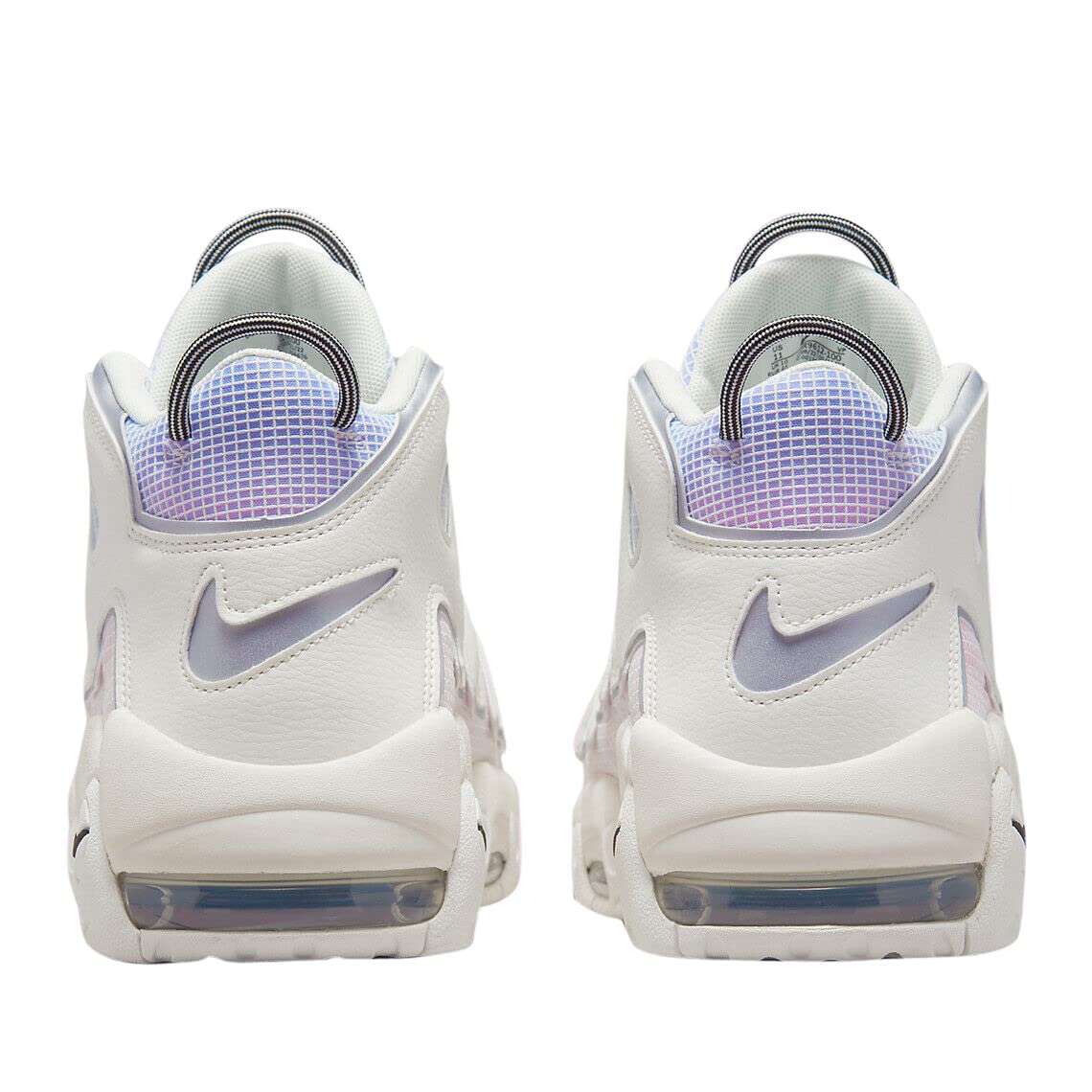 Nike Men's Air More Uptempo '96 Retro Basketball Sneakers - Classic White Black Red Colorway for Streetwear & Casual Outfits