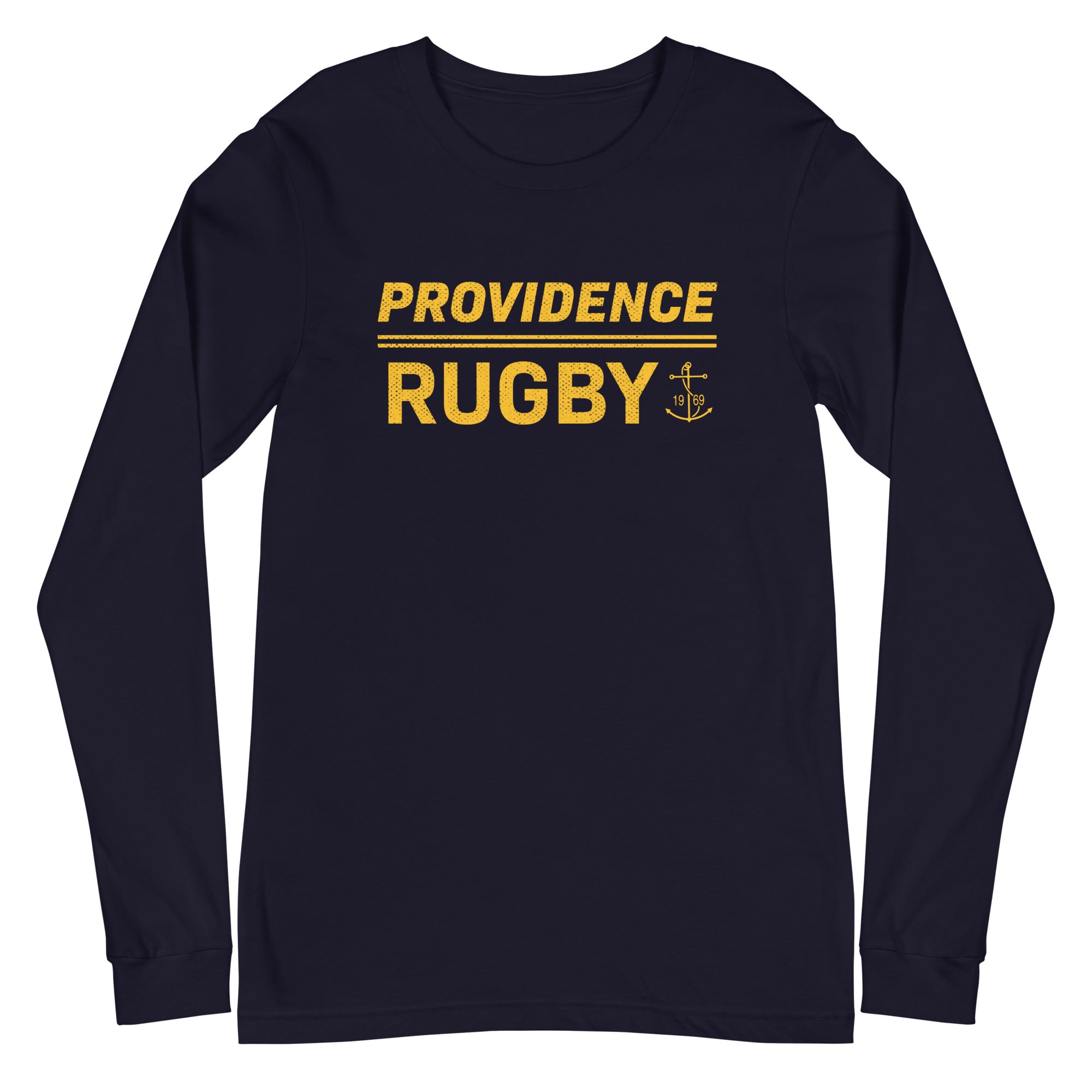 Providence RFC Long Sleeve Social T-Shirt - Comfortable Cotton Rugby Shirt for Men - Perfect for Casual Wear, Sports & Team Events