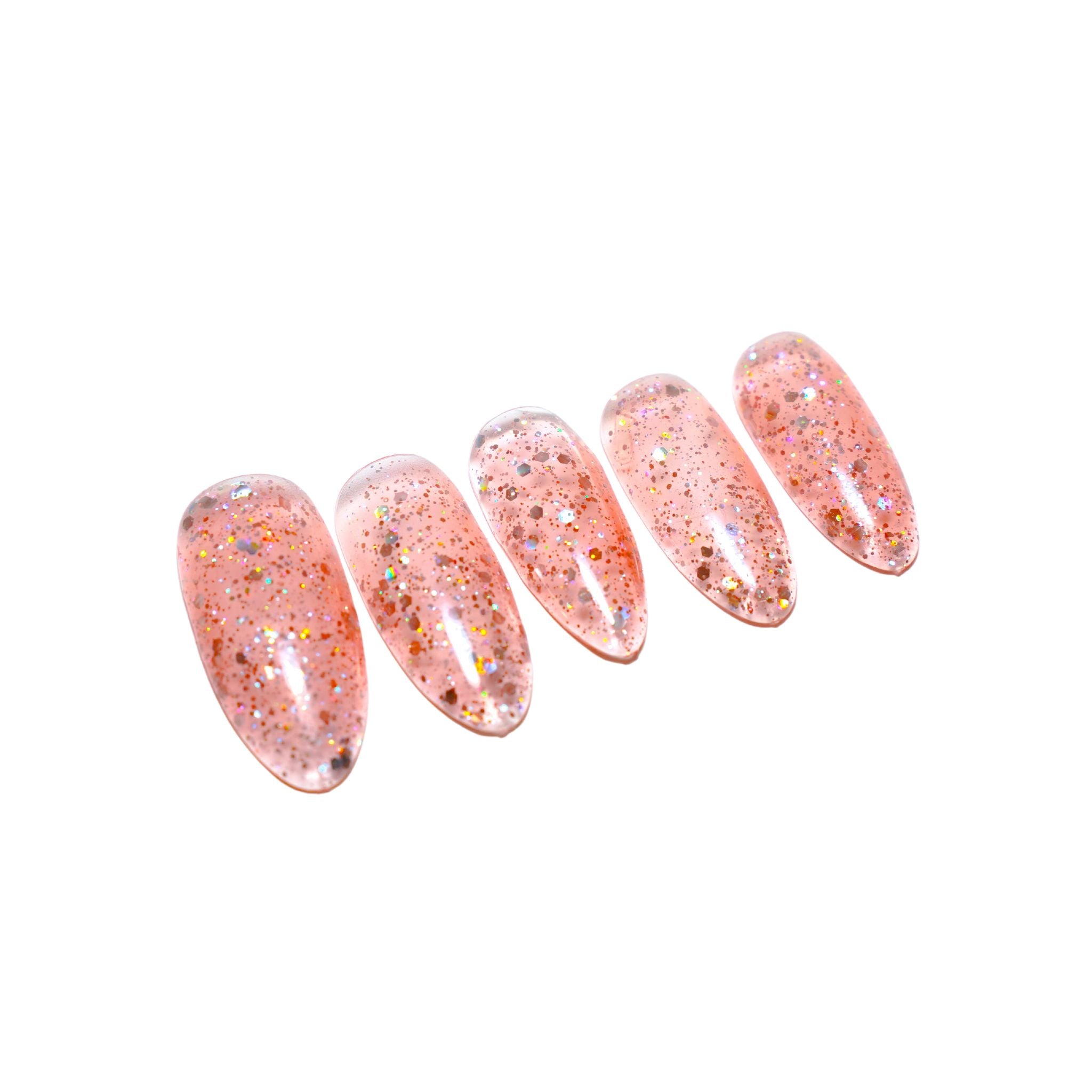 Nail Thoughts POT NTB 18 Confetti Cake Base 8g - Professional Nail Polish for Gel Manicures, Party Nail Art Designs & Special Occasion Nail Decorations