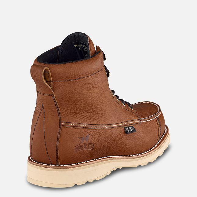 Wingshooter 7 Inch Waterproof Leather Boots for Men - Soft Toe Work Boots - Durable & Comfortable for Hunting, Hiking & Outdoor Activities