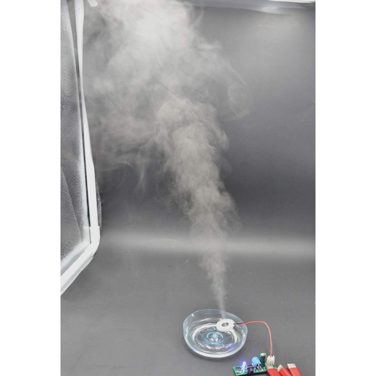 16mm Ultrasonic Mist Maker Fogger Ceramic Discs Atomizer Humidifier Accessories with Wire & Sealing Ring (6-Pack) - Perfect for Home Humidifiers, Aromatherapy Diffusers & DIY Water Features