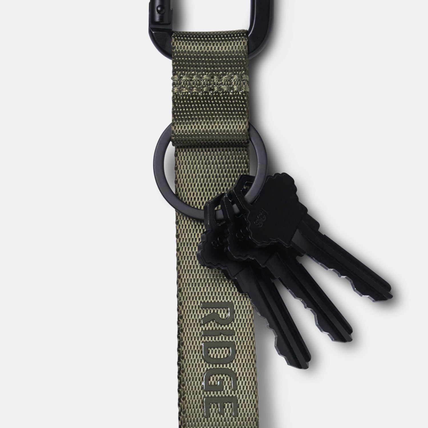 Premium Matte Olive Keychain - Durable Everyday Carry Accessory for Keys, Wallets & Bags | Perfect for Home, Office & Travel Use