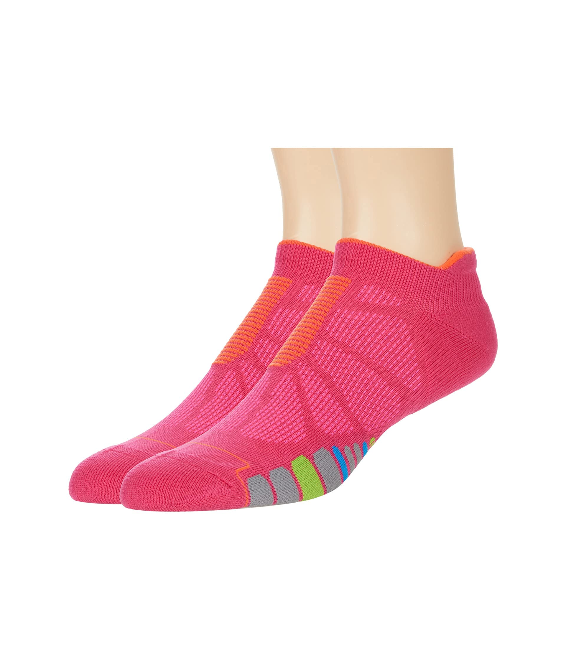 Phantom Run No Show Socks for Women & Men - Non Slip Athletic Socks for Running & Sports
