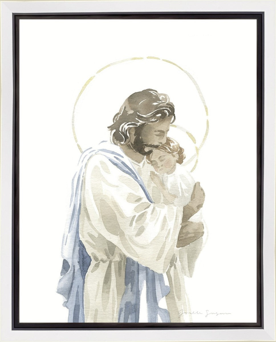 In His Arms Gallery Wrap Canvas - Premium Handmade Wall Art for Home Decor, Living Room, Bedroom & Office - Perfect Gift for Weddings, Anniversaries & Housewarming
