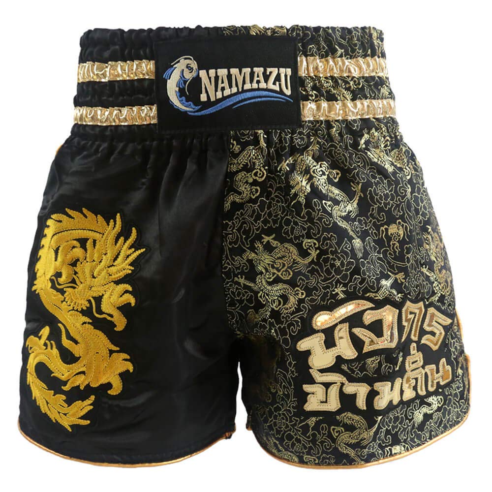 NAMAZU Muay Thai Shorts for Men & Women - Premium MMA, Boxing & Kickboxing Training Shorts | Ideal for Gym Workouts & Martial Arts Competitions