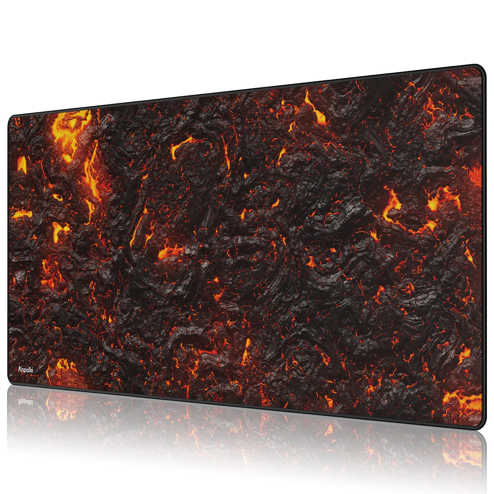 XXL Extended Gaming Mouse Pad - 35.4x15.7x0.12 Inches Non-Slip Rubber Base - Perfect for PC, Laptop & Office Work - Ultra Smooth Surface for Gaming, Graphic Design & Daily Computing