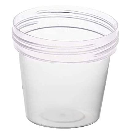 1000 Pack 3.5oz Clear Plastic Specimen Cups with Leak-Proof Screw Lids - Non-Sterile Urine Sample Containers for Medical Testing, Pee Collection, Stool & Semen Samples - Ideal for Hospitals, Clinics & Home Health Tests