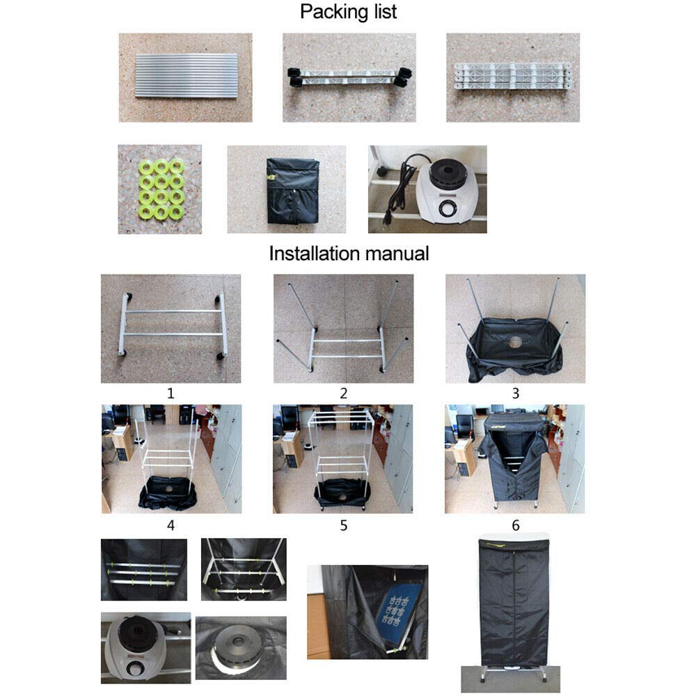 Screen Drying Cabinet for Silk Screen Printing - 110V Screen Drying Machine with Shading Light - Perfect for T-Shirt Printing, DIY Projects & Professional Art Studios