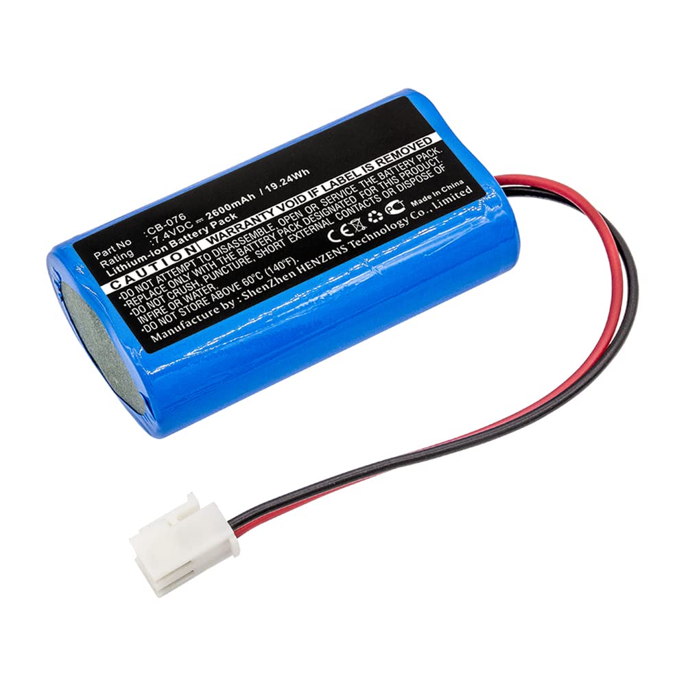 Synergy 7.4V 2600mAh Li-ion Battery for CB-076 - Perfect for Digital Equipment Power Backup