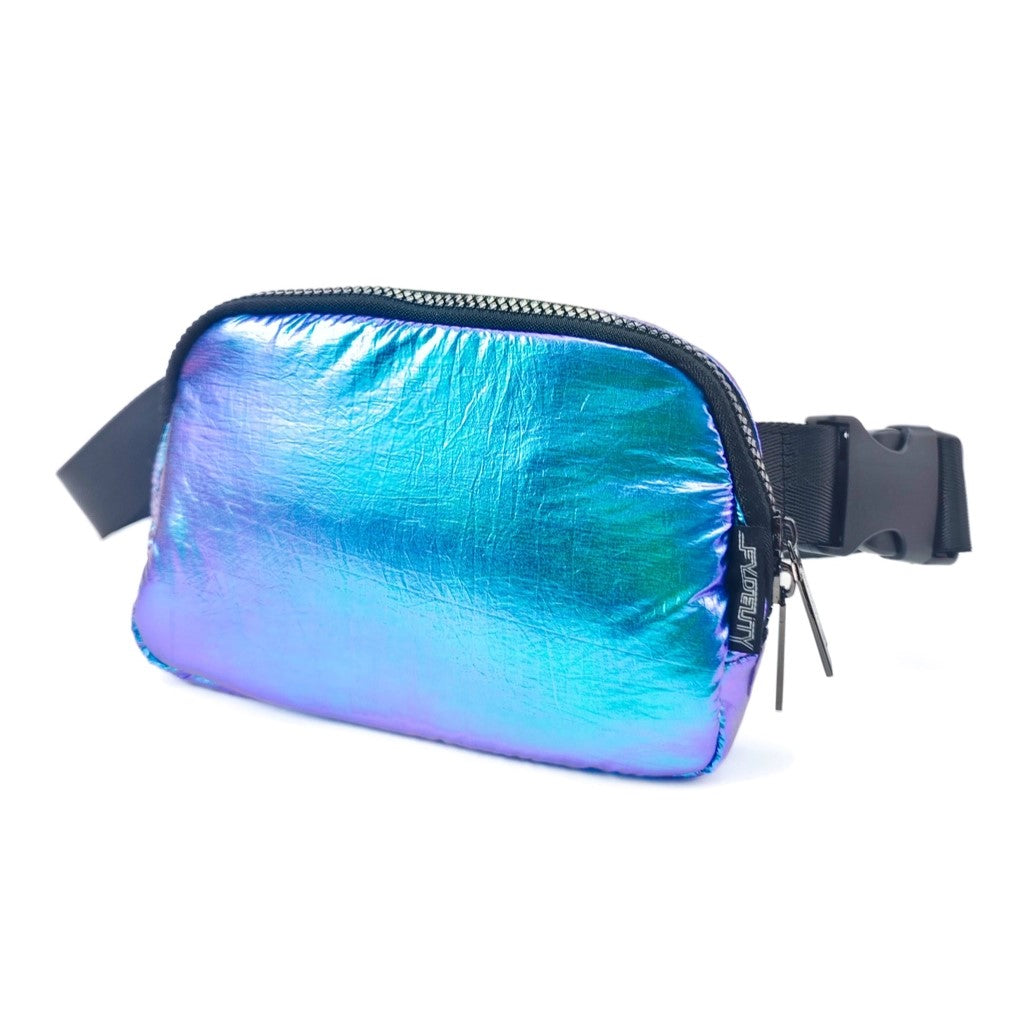 Slim Puffy Crossbody Bag & Fanny Pack Nova - Stylish Hands-Free Waist Bag for Women, Travel, Hiking, Running & Everyday Use