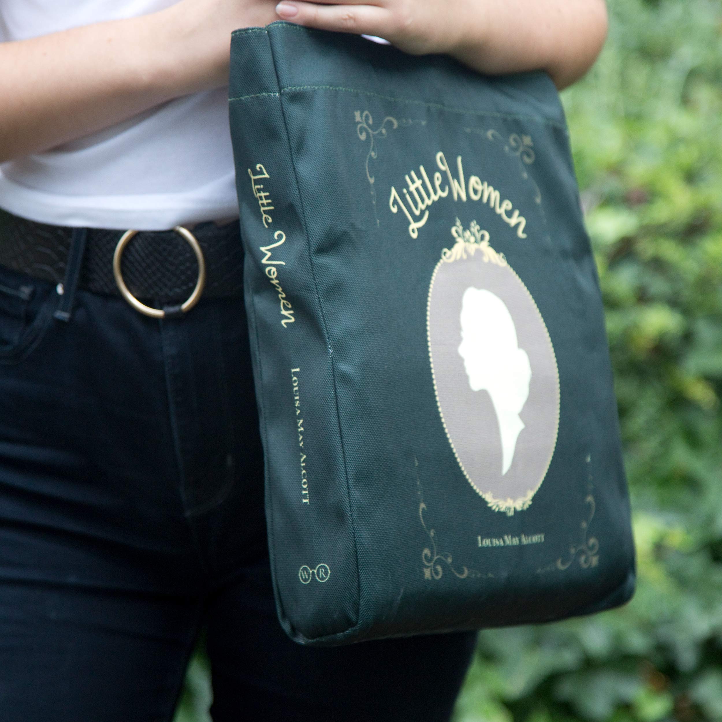 Book Lovers Tote Bag - Themed Literary Shoulder Bag for Readers & Bookworms - Perfect Bookish Gift for Women & Men - Great for Library Visits, Book Club Meetings & Daily Use