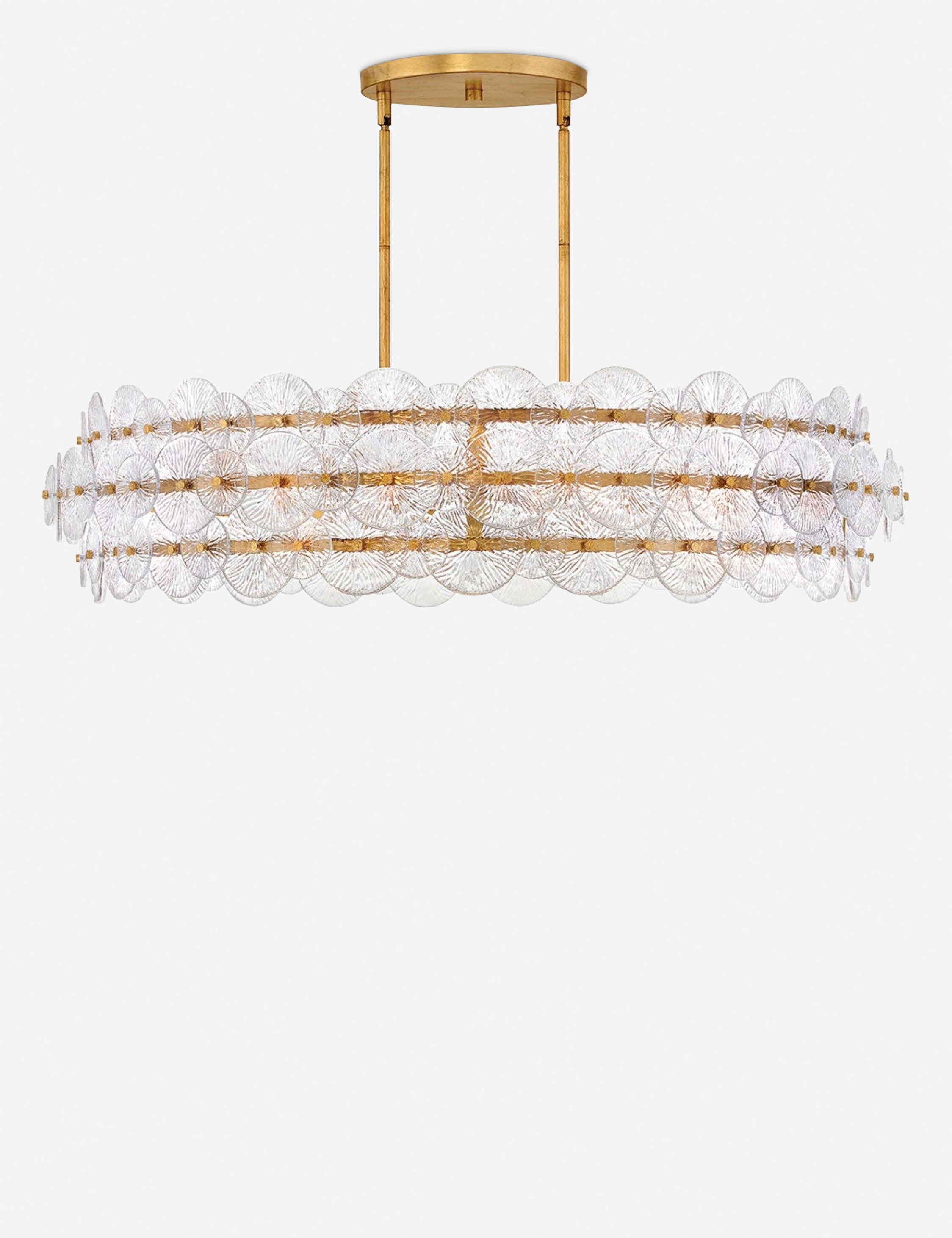 Barcelona Drum Chandelier - Modern Ceiling Light Fixture for Dining Room, Living Room & Bedroom | Elegant Hanging Pendant Lighting for Home Decor