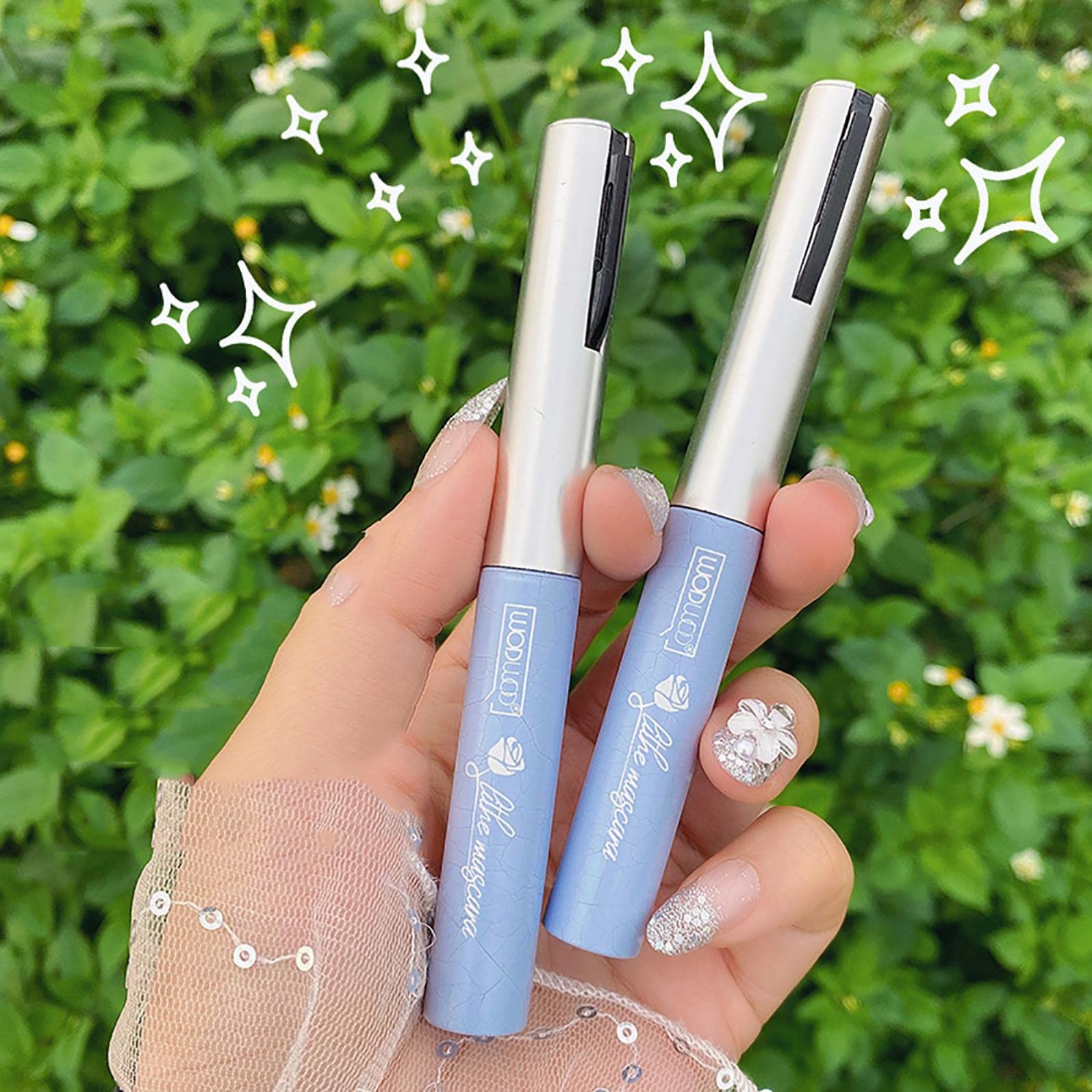 Waterproof Double Head Mascara with Silk Fiber - Long Lasting, Smudge Proof & Quick Drying Formula for Thick, Curling & Lengthening Lashes | Perfect for Everyday Makeup, Special Occasions & Professional Beauty Looks