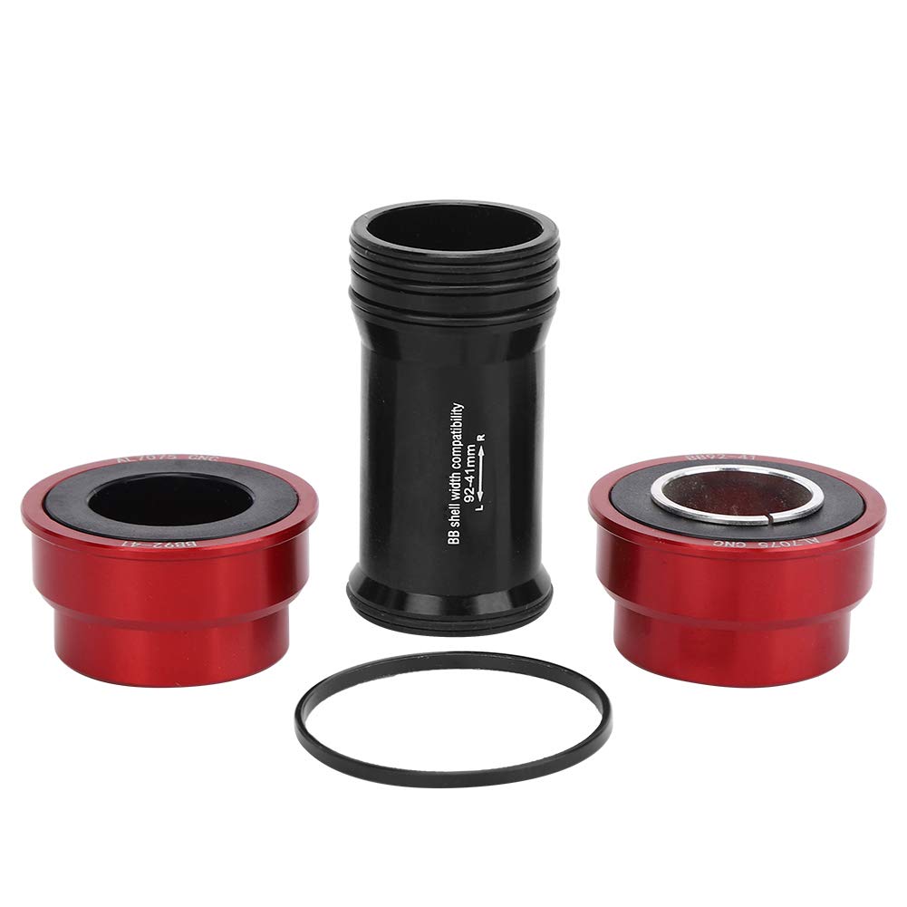 Homeriy Hollowtech Bike Bottom Bracket - Integrated Hollow Chainwheel Crankset for Mountain & Road Bikes - Lightweight & Durable Cycling Component for Professional Riders & Commuters