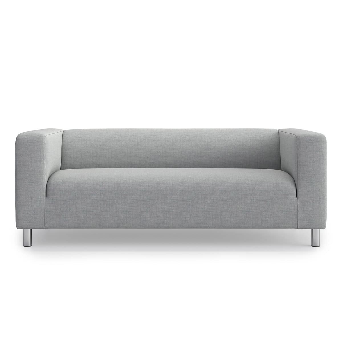 TLYESD Klippan Loveseat Slipcover for IKEA Klippan Sofa & Couch - Light Grey Stretchable Furniture Cover - Perfect for Living Room, Bedroom, and Home Decor Protection