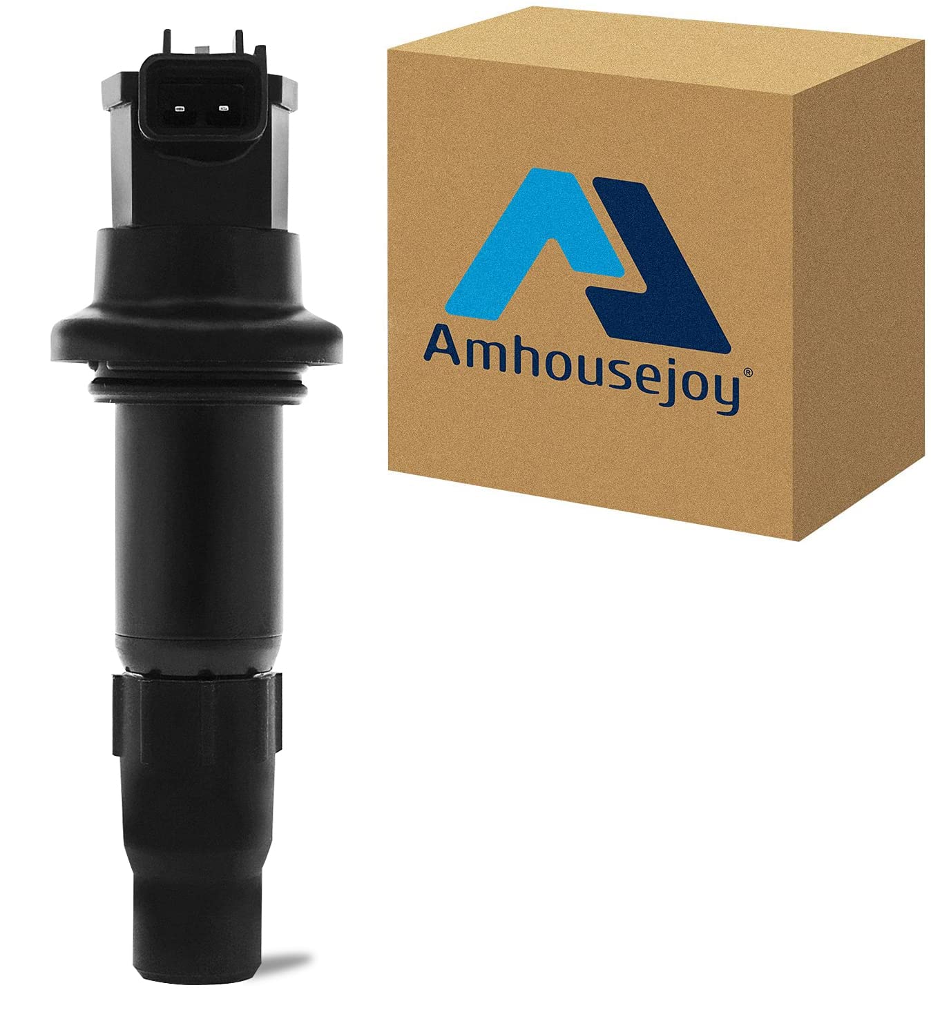 Amhousejoy Ignition Coil Stick Compatible with Yamaha WR 450F YFZ 450 YFZ 450R YFZ 450RSE YFZ 450SE ATVs - Replacement Part NO. 5TA-82310-00-00 & 5TA-82310-10-00 - High Performance Spark Plug Coil for Off-Road Motorcycles & ATVs